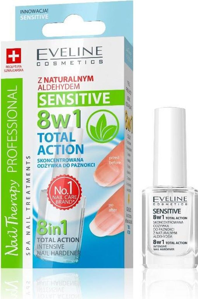 Eveline Cosmetics Total Action 8in1 Nail Building Serum Produktbild 