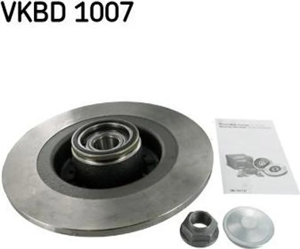 Disque de frein SKF VKBD1007 Renault Laguna Scenic sans bruit ni vibration