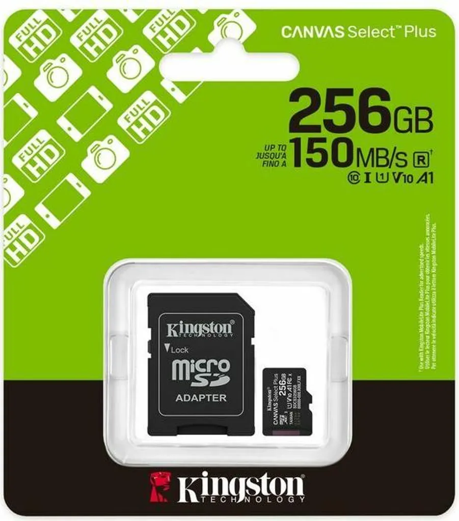Carte Micro SD 256Go Kingston pour Drone, Caméra et Smartphone Android SDCS3 - 3