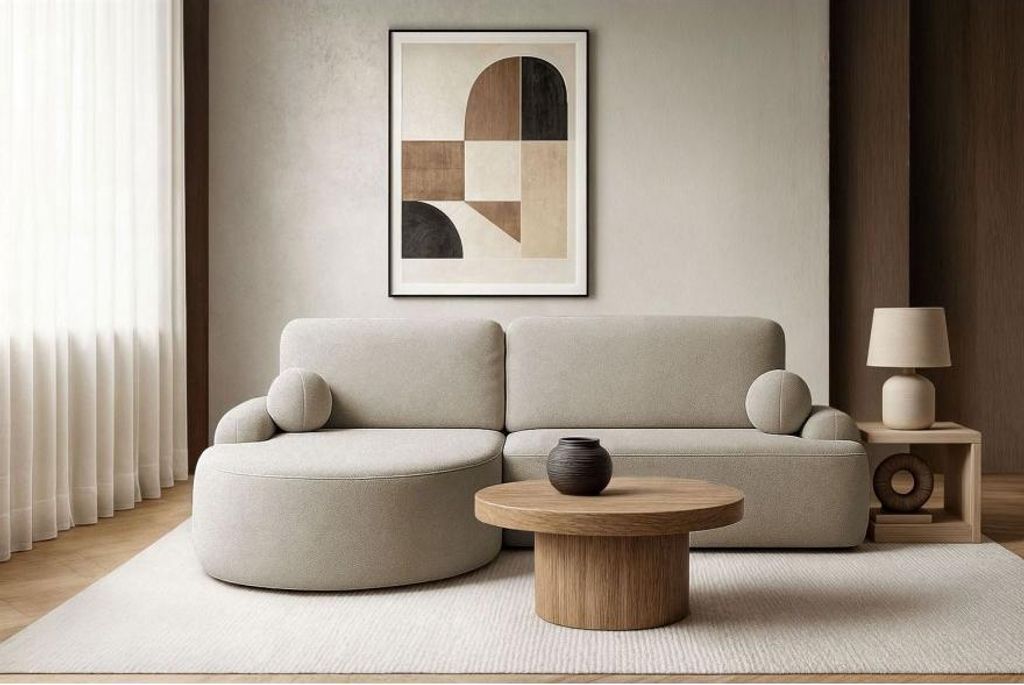 Runder Ecksofa CLEO mit Schlafunktion links - Quelle 16