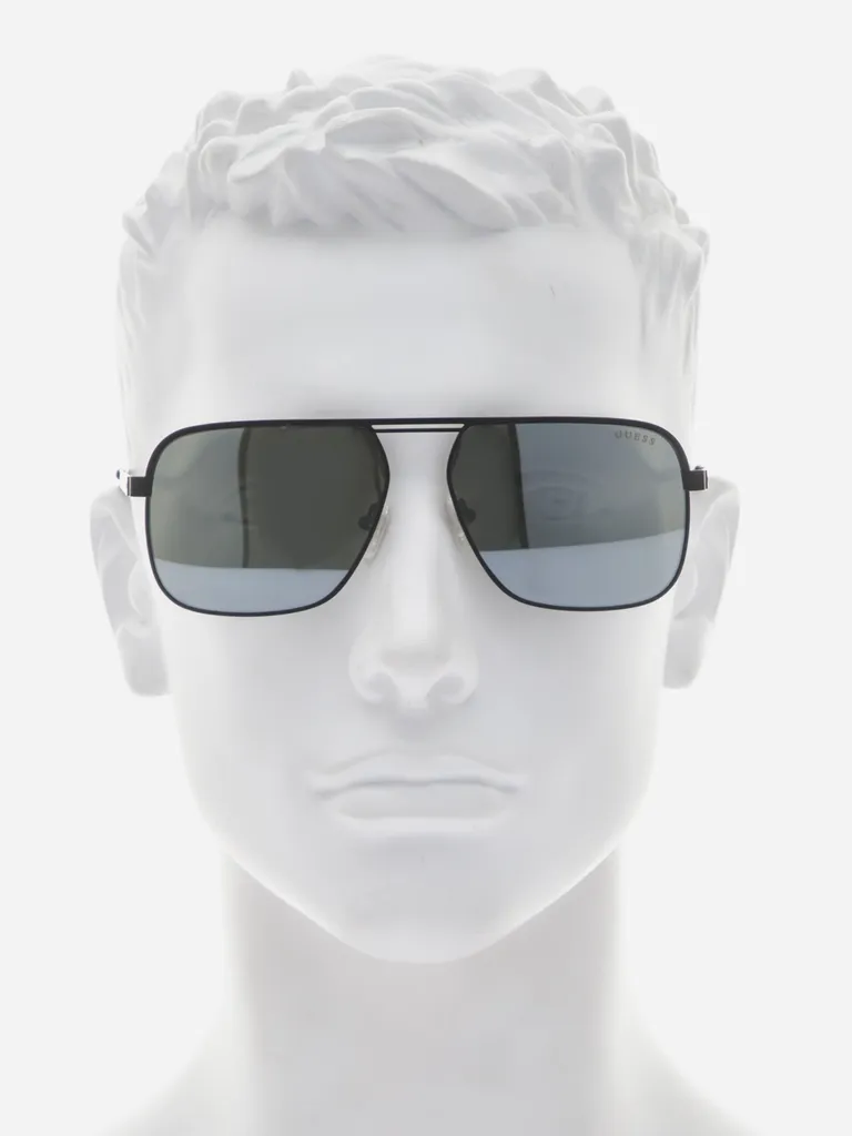 Lunettes de soleil Guess GU6939 5802Q pour homme avec monture en métal