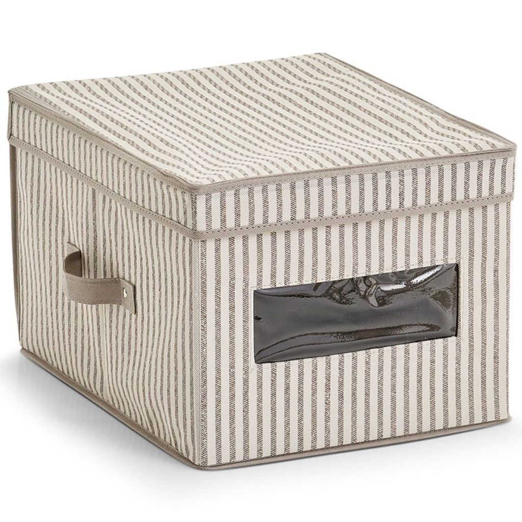 Scatola pieghevole con coperchio e finestra - 25 x 30 x 40 Immagine del prodotto 