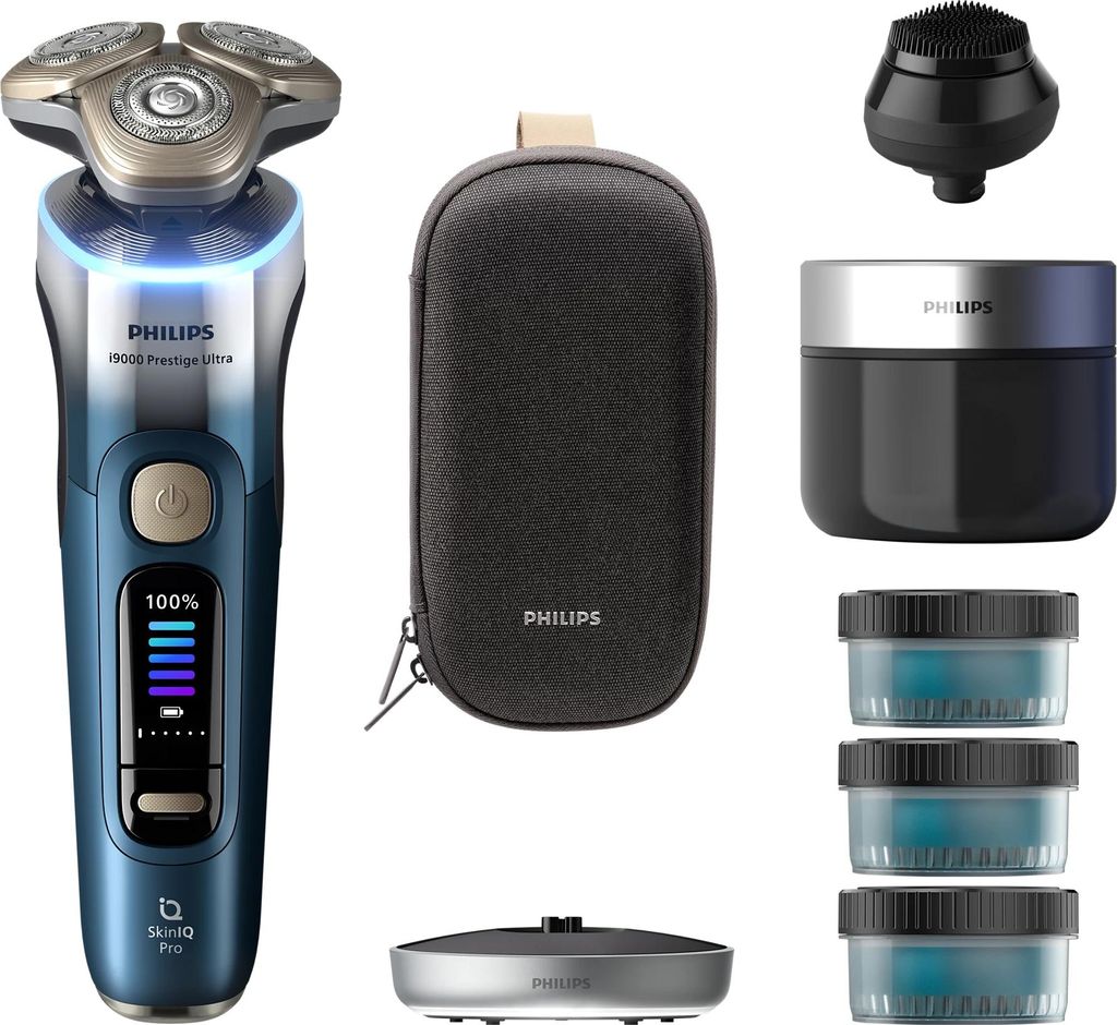 Philips XP9406/79, Rotationstrasierer, Blau, SkinIQ Pro, Produktbild 