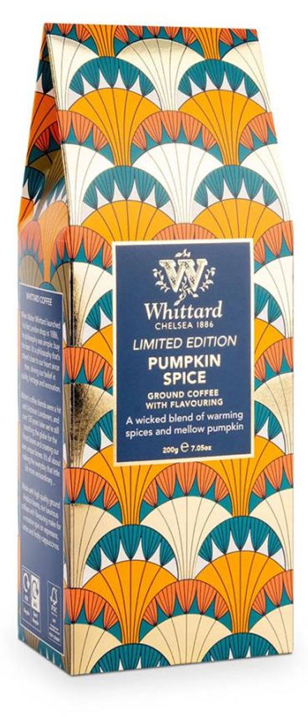 Aromatisierter gemahlener Kaffee Whittard of Chelsea Pumpkin Spice Limited Edition, 200 g