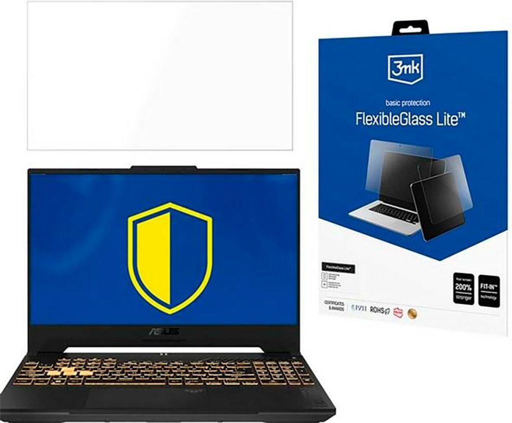 3mk Display Hybridglas FlexibleGlass Lite für ASUS TUF Gaming F15 0,16mm 6H