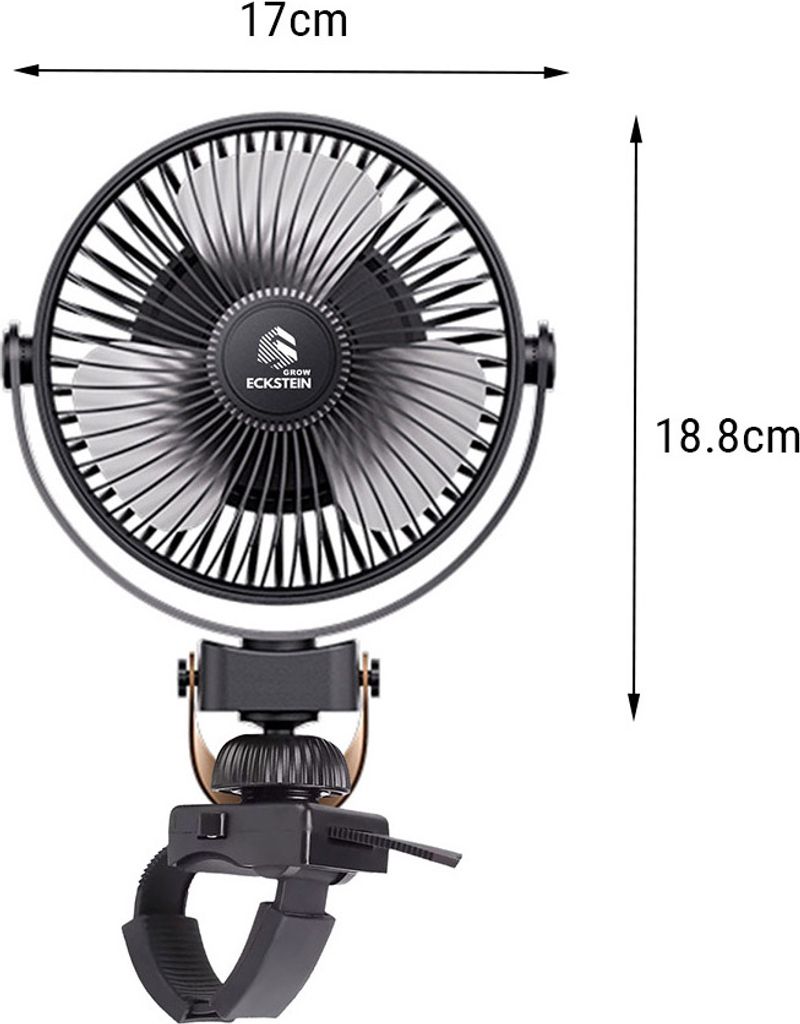 6-Zoll Ventilatorkopf Ventilator 360° Rotation Fan, Produktbild 4