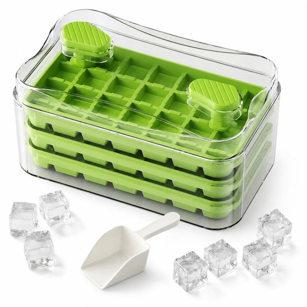 Eiswürfelform mit Deckel 84 Eiswürfel, 3-lagiger Produktbild 