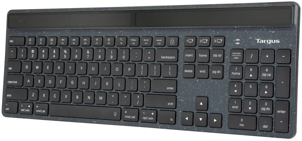 Clavier Solaire Targus EcoSmart Antimicrobien Bluetooth 5.0 QWERTY - 2