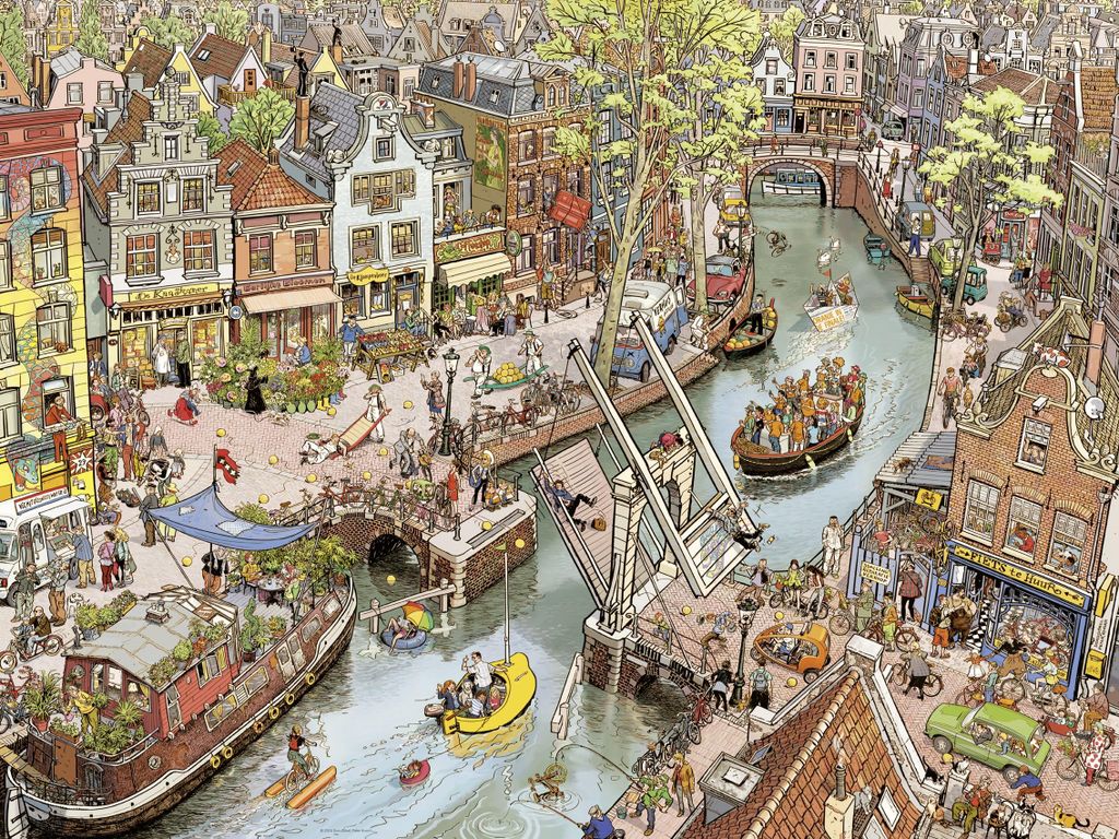 Puzzle 1500 pz Triangolare - Say Cheese!, Göbel/Knorr Produktbild 