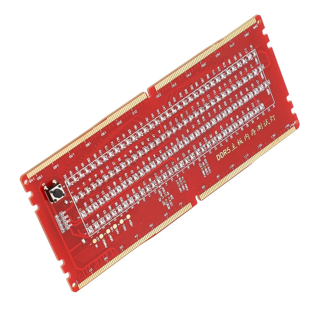 Tester Slot Memoria DDR5 Professionale - Scheda Diagnosi Rapida PC