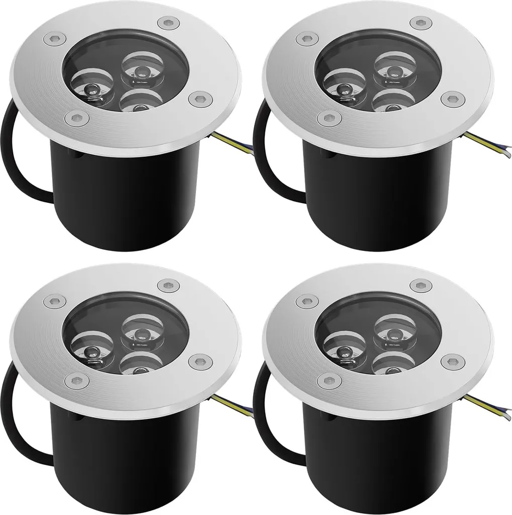 Sécurisez vos Allées Sombres avec le Kit 4 Lampes LED de Jardin Goodia IP65
