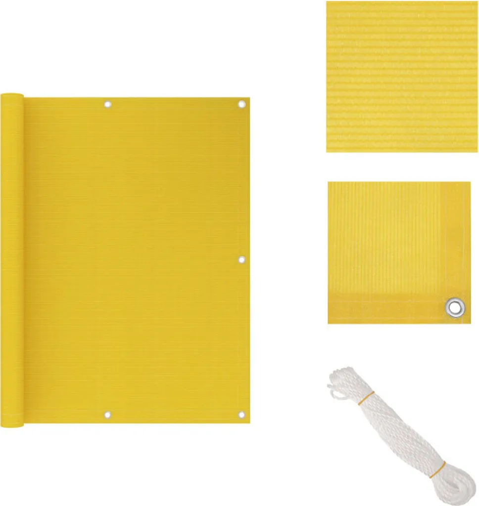 Crea la tua Oasi con lo Schermo Giallo vidaXL 120x400 cm HDPE