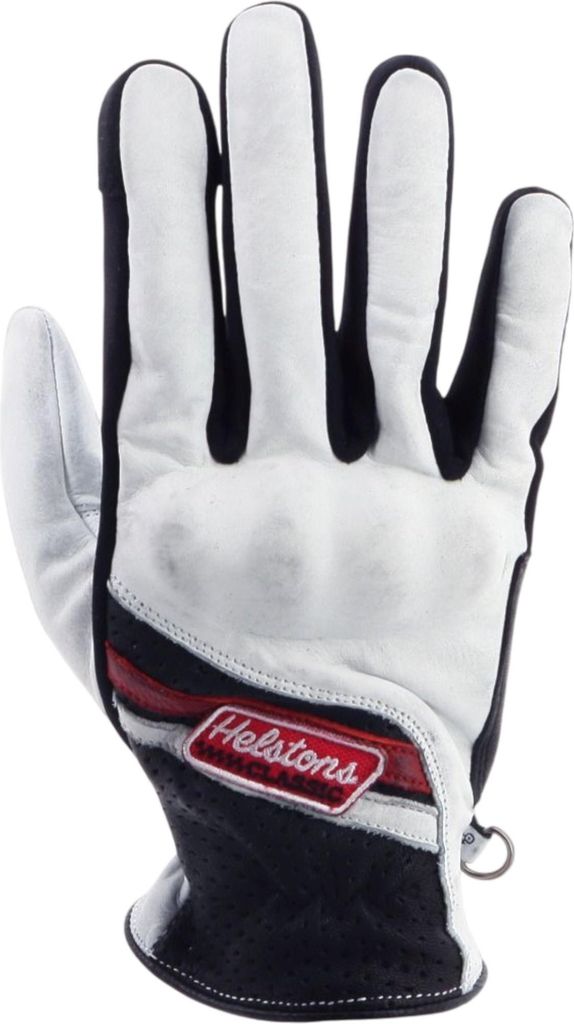 Helstons Cars Air Motorrad Handschuhe, weiß/schwarz/rot, 10