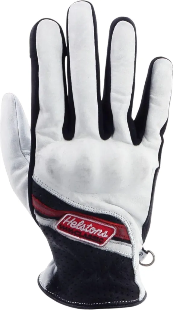 Gants Helstons Cars Air en cuir perforé avec coque de protection et grip