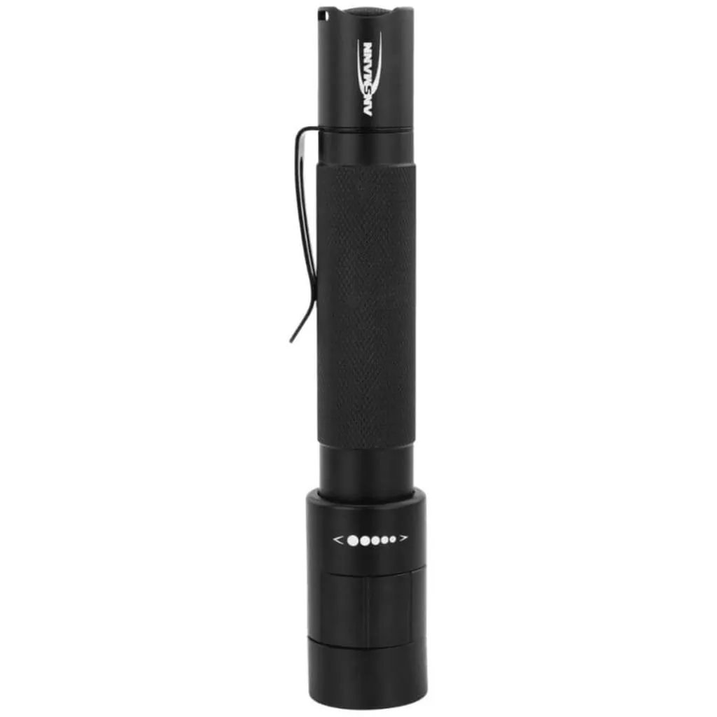 Ansmann M200F Lampe de poche LED Black Hand haute précision éclairage