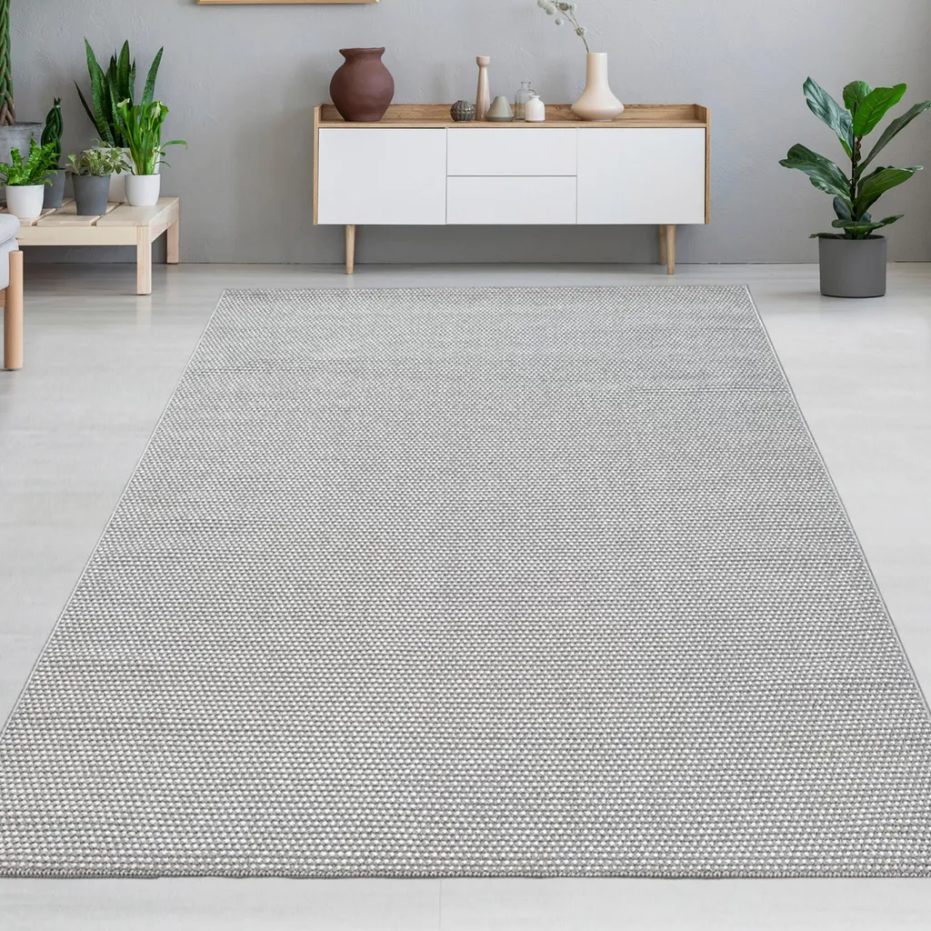 Tapis de salon design gris pour habiller votre intérieur 160 x 220 cm