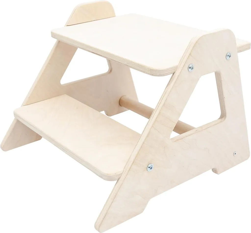 Marchepied enfant bois 2 marches stable - Évitez les chutes et glissades