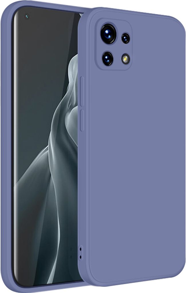 Xiaomi Mi 11 Hülle, LaimTop Slim Liquid Silikon Gel Gummi Schutzhülle für Xiaomi Mi 11 Grau
