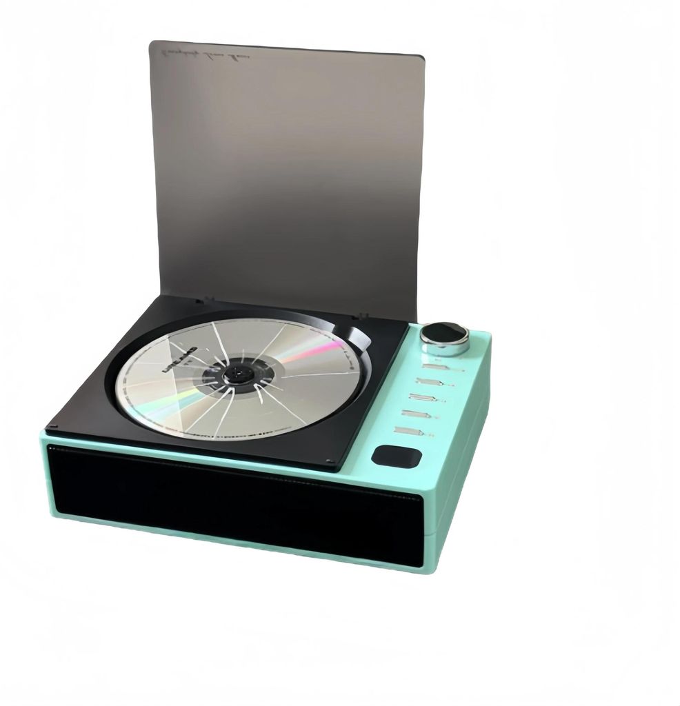 Kompakter CD-Player - Tragbar - Bluetooth - USB/AUX - Hi‐Fi‐Stereo - Integrierte Lautsprecher - Grün