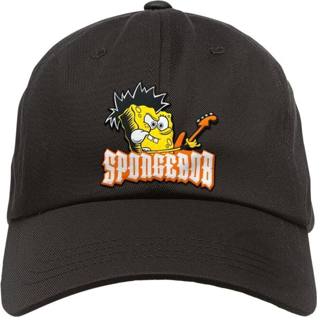 SpongeBob Schwammkopf Cap Uni Metal-Kids - Spongebob - Gitarre schwarz S