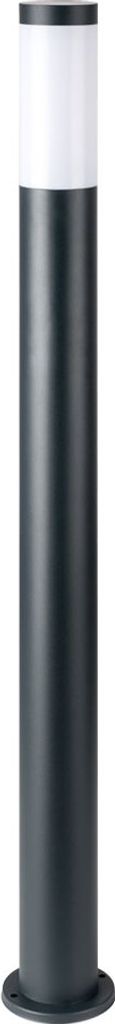 LED Stehleuchte, Edelstahl, anthrazit, H 110 cm