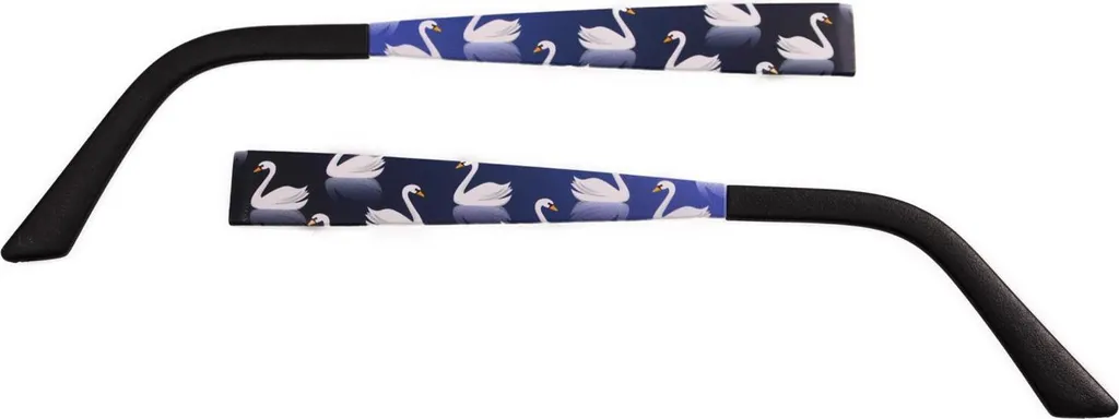 Branche Eye Max 5414.111 Motif Cygne Bleu en Acétate de Qualité