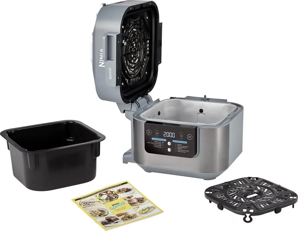 Friteuse Ninja sans Odeur avec Cuisson Vapeur pour Repas Rapides