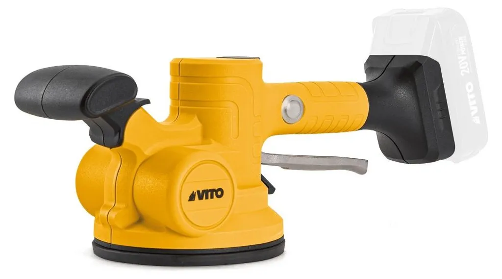 Ventouse vibrante 20V VITO 6 vitesses pour carrelage charge 50kg max