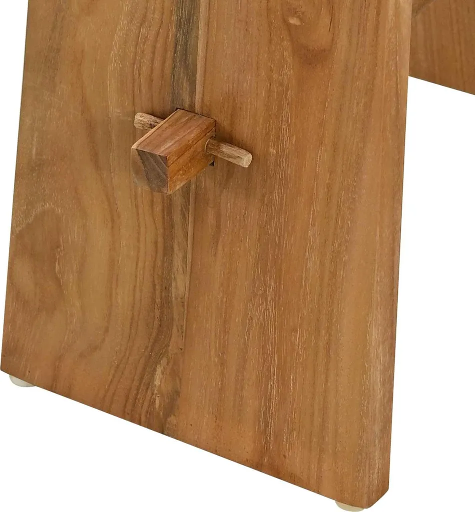 Tabouret de bain marron résistant à l'eau 50 cm avec assise stable - 9