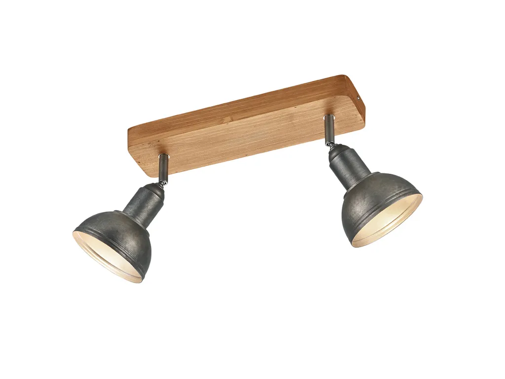 DELHI lampada moderna da parete e soffitto argento Trio 803400267