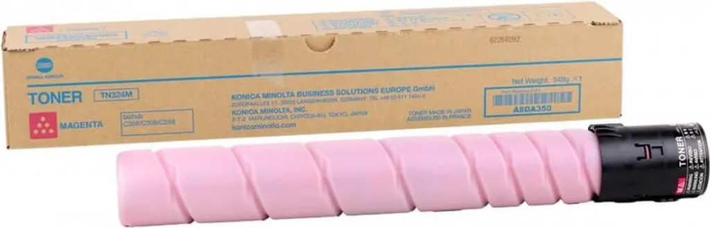 Toner Konica Minolta TN-324M Magenta A8DA350 original pour bizhub C258