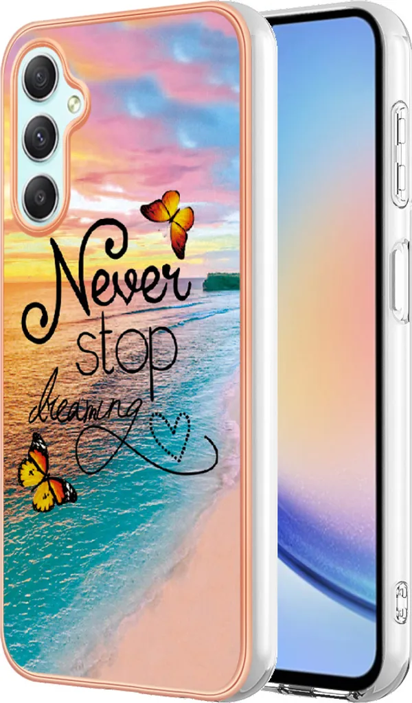 Migliore Custodia Samsung A25 Oro | TPU Antiurto Prezzo Shock