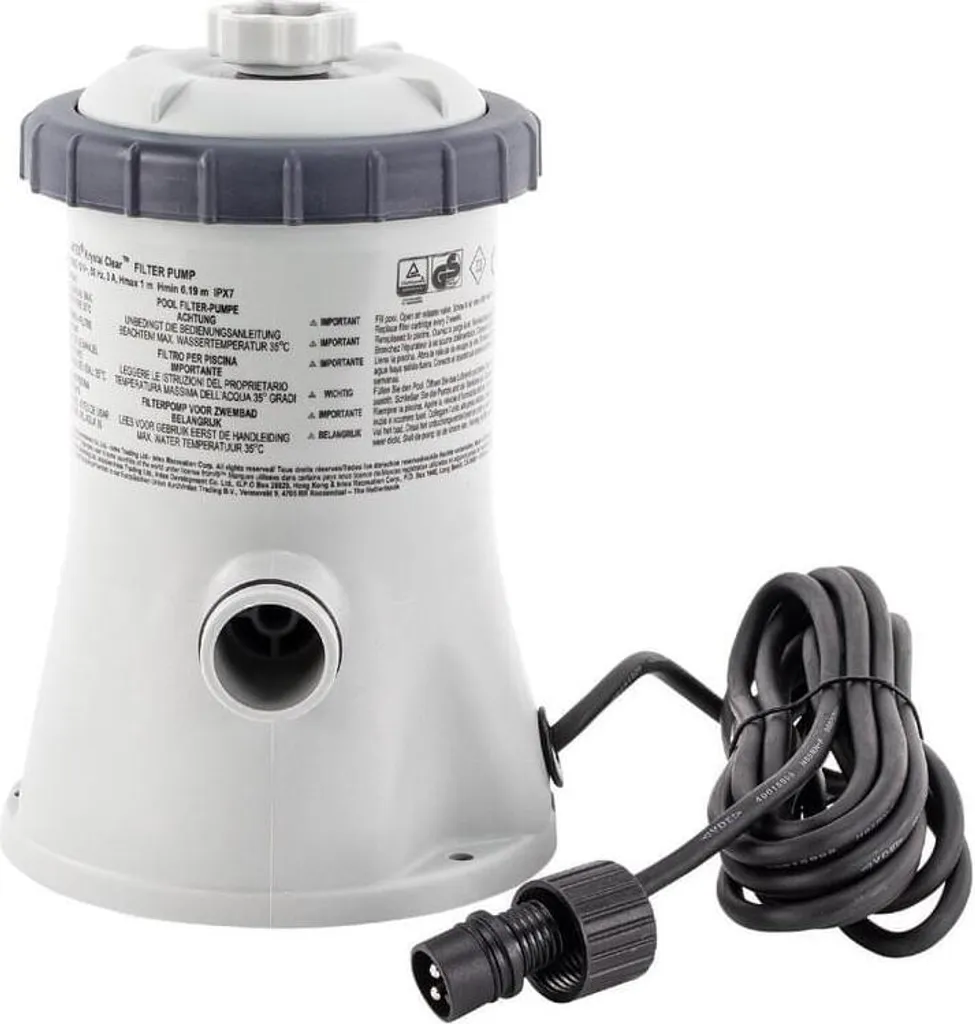 Filtration de Piscine Intex 1,25 m³/h - Idéal pour Modèles Easy Set - 18