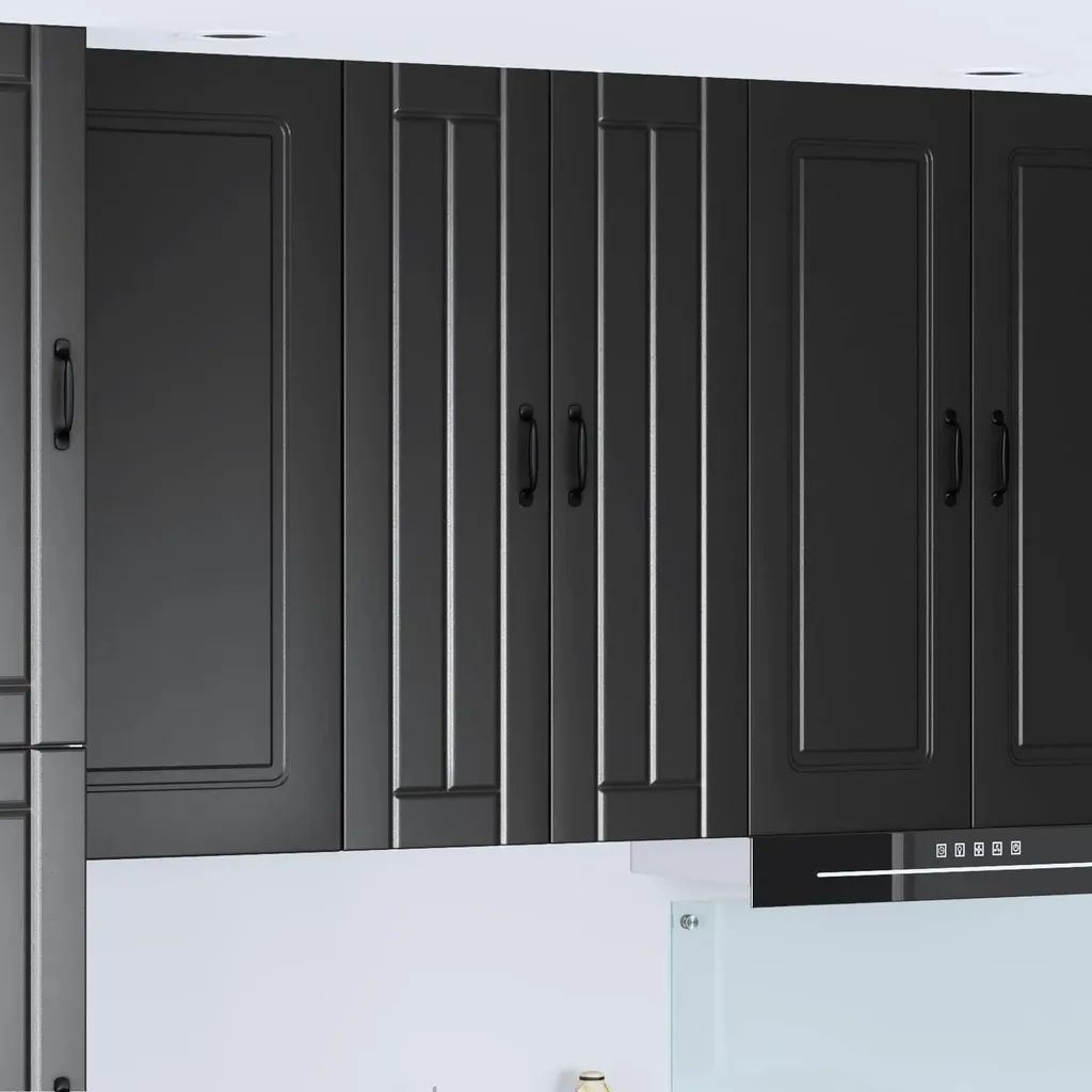 Mobile Base Cucina Nero 60x31x100 cm | Struttura Lignea Rinforzata - 3