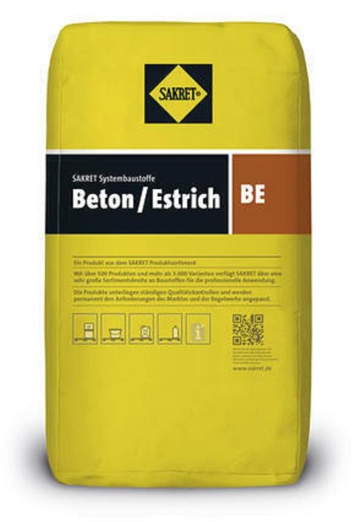 SAKRET Beton / Estrich BE 0-8 grob 30 kg Produktbild 