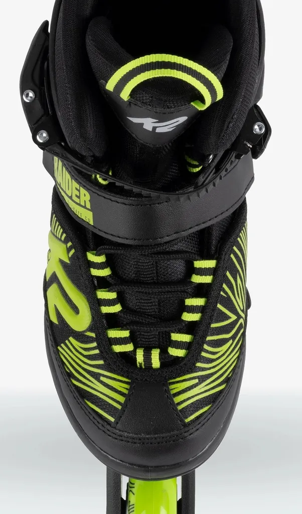 K2 Raider Black Lime Roller Enfant Ajustable Taille 29 pour Garçon
