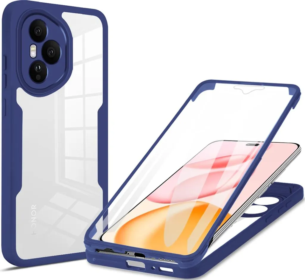 Honor 400 Pro Cover Blu 360° - Protezione Totale Schermo Incluso