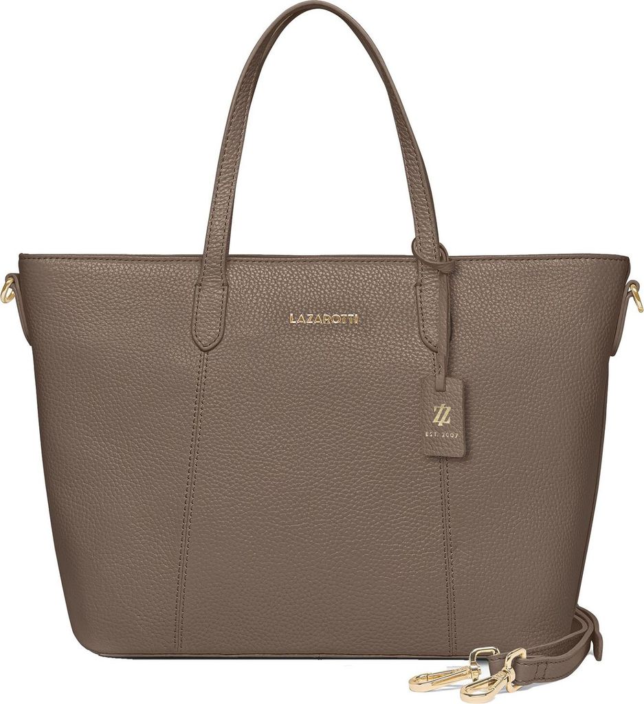 Lazarotti Bologna Leather Shopper Bag Leather 31 cm Zdjęcie produktu 