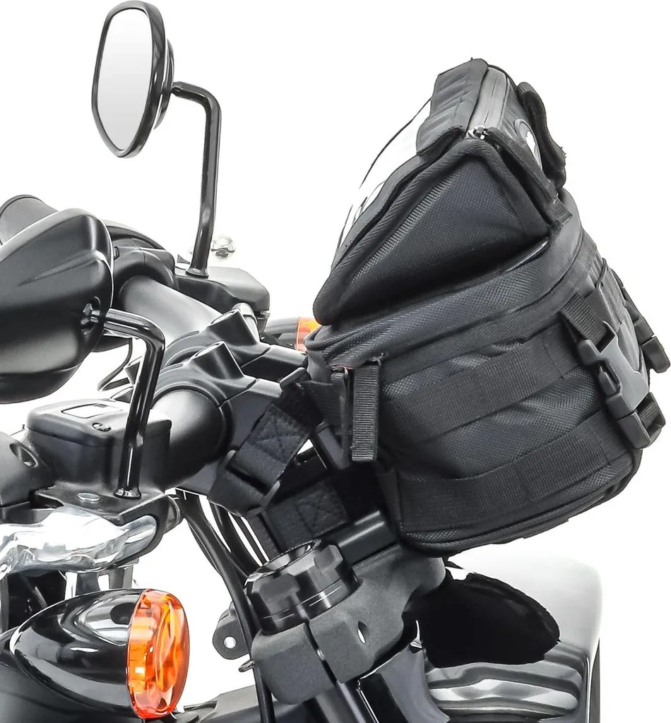 Sacoche guidon : solution GPS et rangement pour chopper/vélo custom