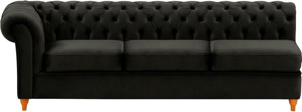 Chesterfield Modul - Dreisitziges Seitenelement, links (3L)-Velluto 20-aveo
