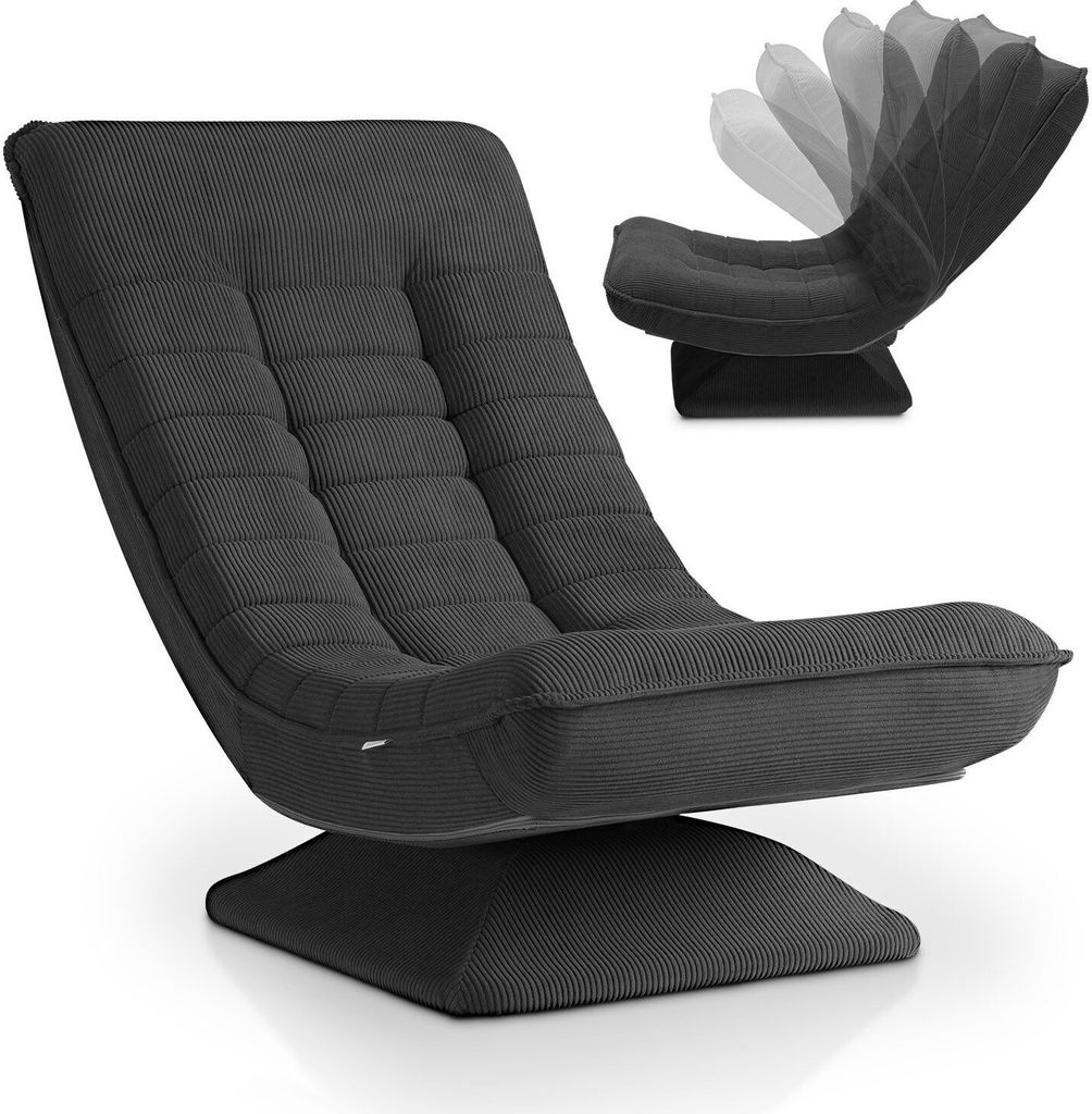 Juskys Relaxsessel Korsika - Cord-Bezug, ergonomisch, Produktbild 