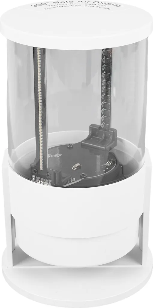 XUMIUZIY Ventilateur Holographique 3D WiFi 1608 LED avec Haut-parleur