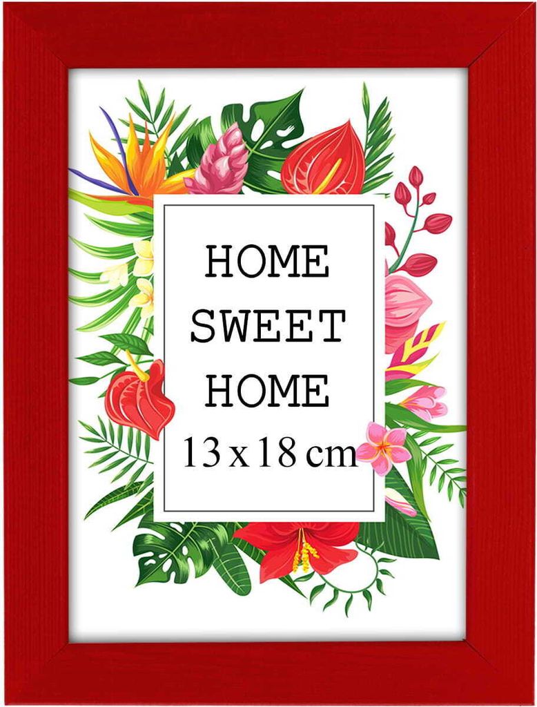 MG Design rám na fotografie 13 x 18 cm - farba červená, z Obrázok produktu 