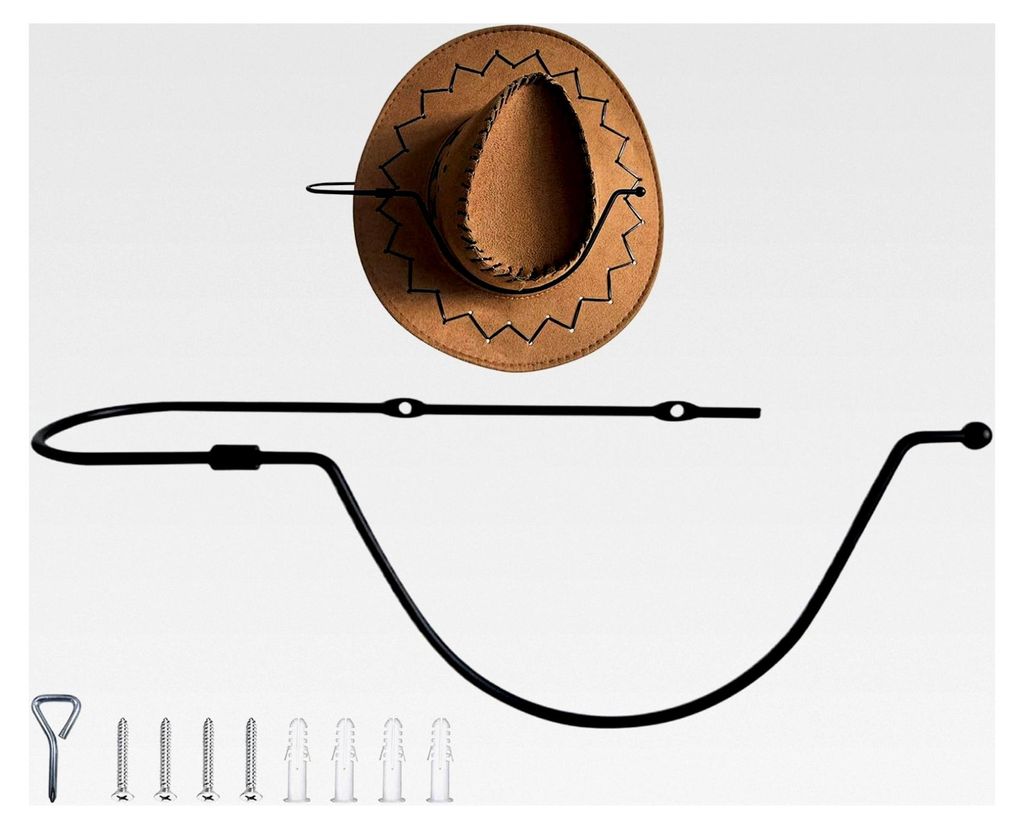 Cowboy-Huthaken – drehbarer Organizer | rustikaler Huthalter für Zuhause, Büro, Wohnzimmer, Schlafzimmer, Eingang, Vorzimmer