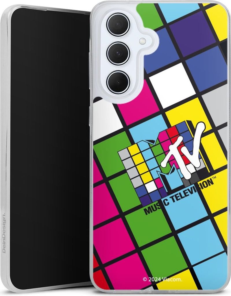 DeinDesign Slim Hülle für Samsung Galaxy A36 5G Silikon Case Ultra Dünn Handyhülle Fanartikel Offizielles Lizenzprodukt MTV Music Televison