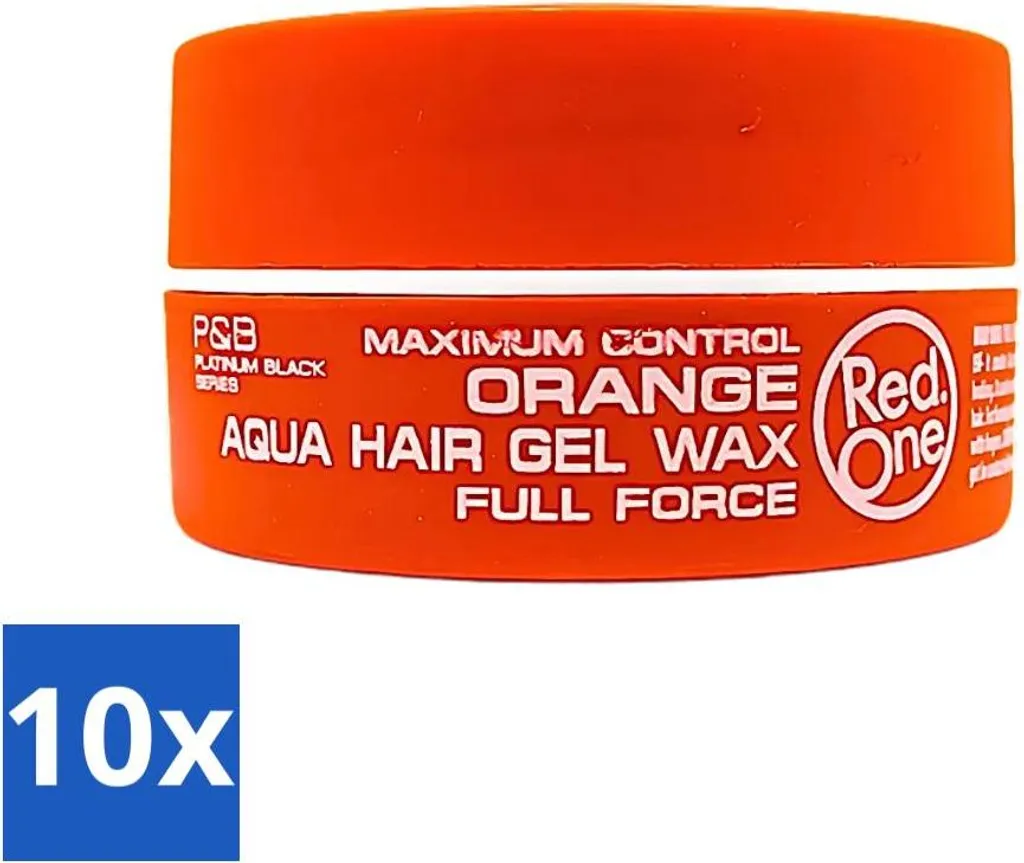 Red One Orange Cera Capelli 10 Pezzi - Look Lucido e Tenuta Record