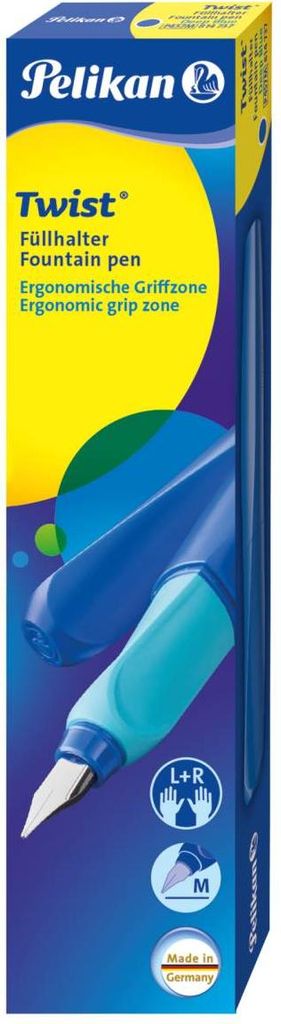 Pióro wieczne PELIKAN P457M Twist Deep Blue Zdjęcie produktu 