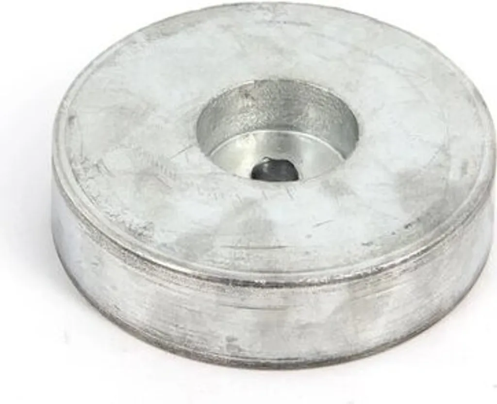 Anode Zinc VETUS CITY002Z de 3kg - Modèle Miroir Robuste de Diamètre 140