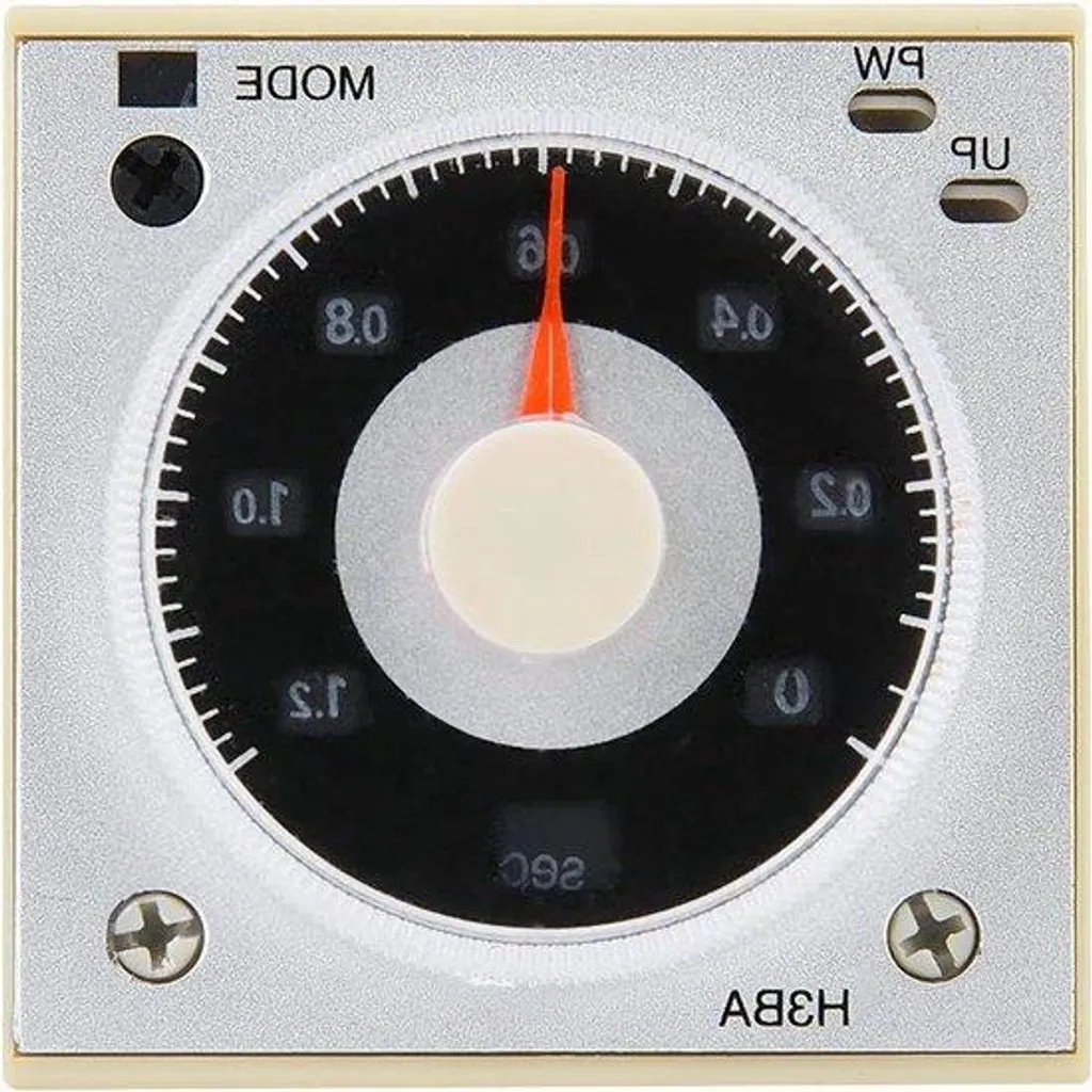 Minuterie multiple 8 broches 12s-300h 220V AH3-NB pour tableau électrique