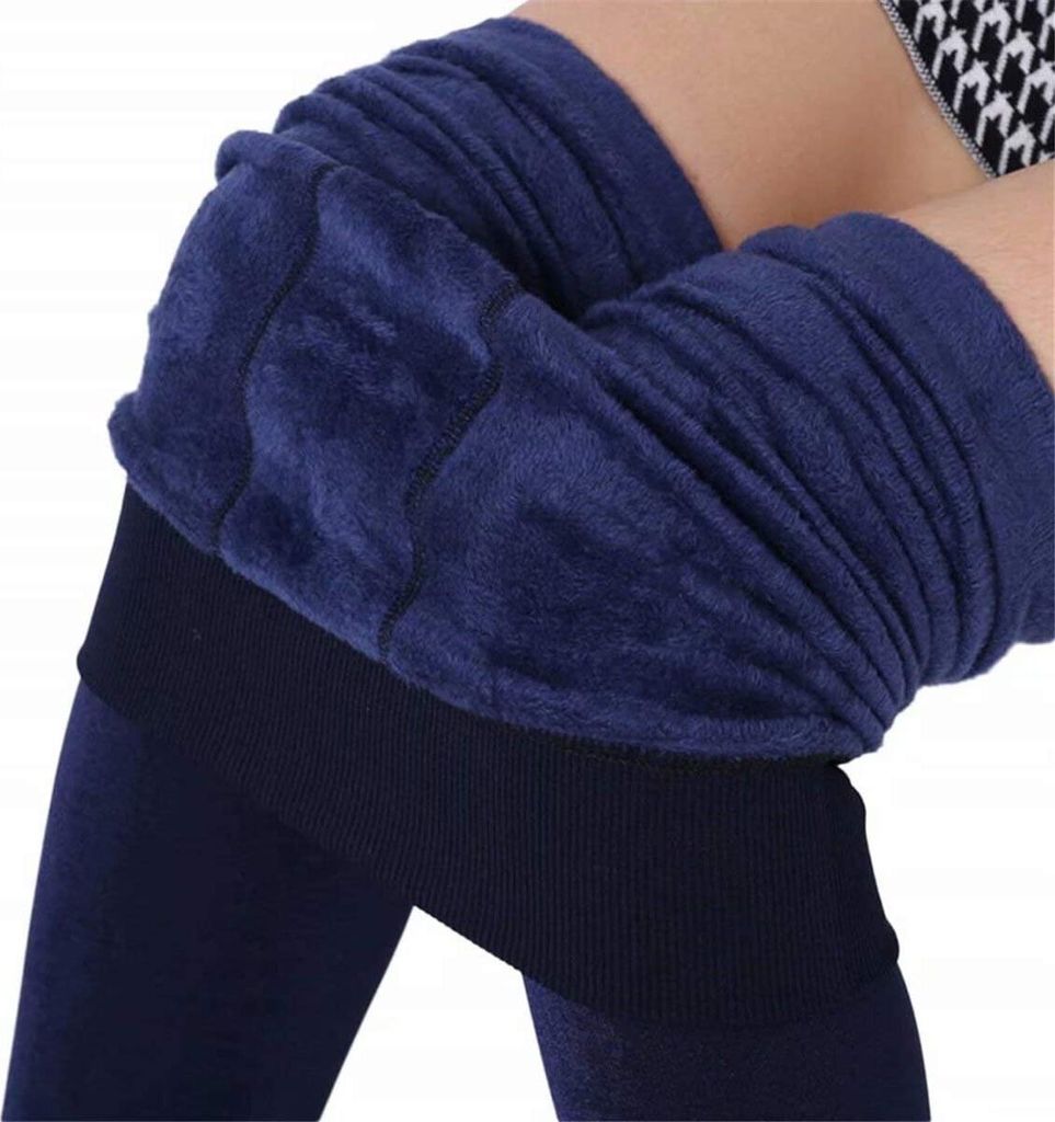 ASKSA Damen Dicke Kompressionsleggings Winter Samt Leggings Produktbild 